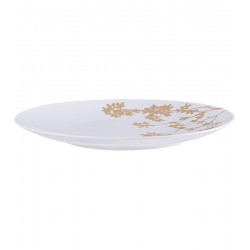 Prato 28cm Raso Amarilis Porcelana Decorada Tramontina